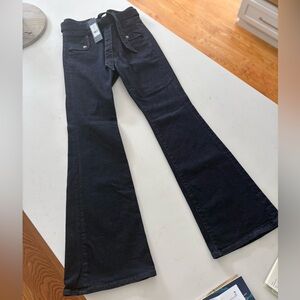 Veronica Beard Dark Blue Flare Jeans